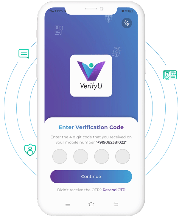 VerifyU - Mobile App Interface